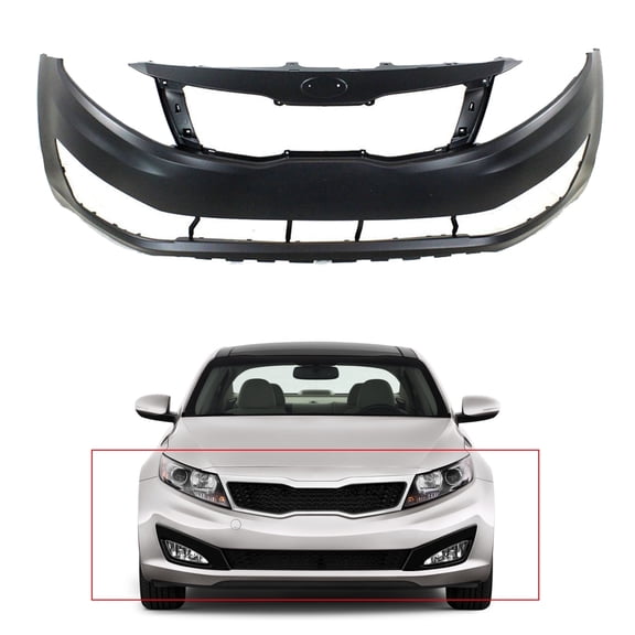 Labwork Front Bumper Cover Unpainted 865114C000 KI1000161 Fit for 2012 2013 Kia Optima EX LX