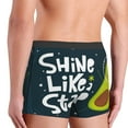 thumbnail image 5 of Junzan Avocado In Space1 Mens Underwear Boxer Briefs For Men’s - X-Large, 5 of 9