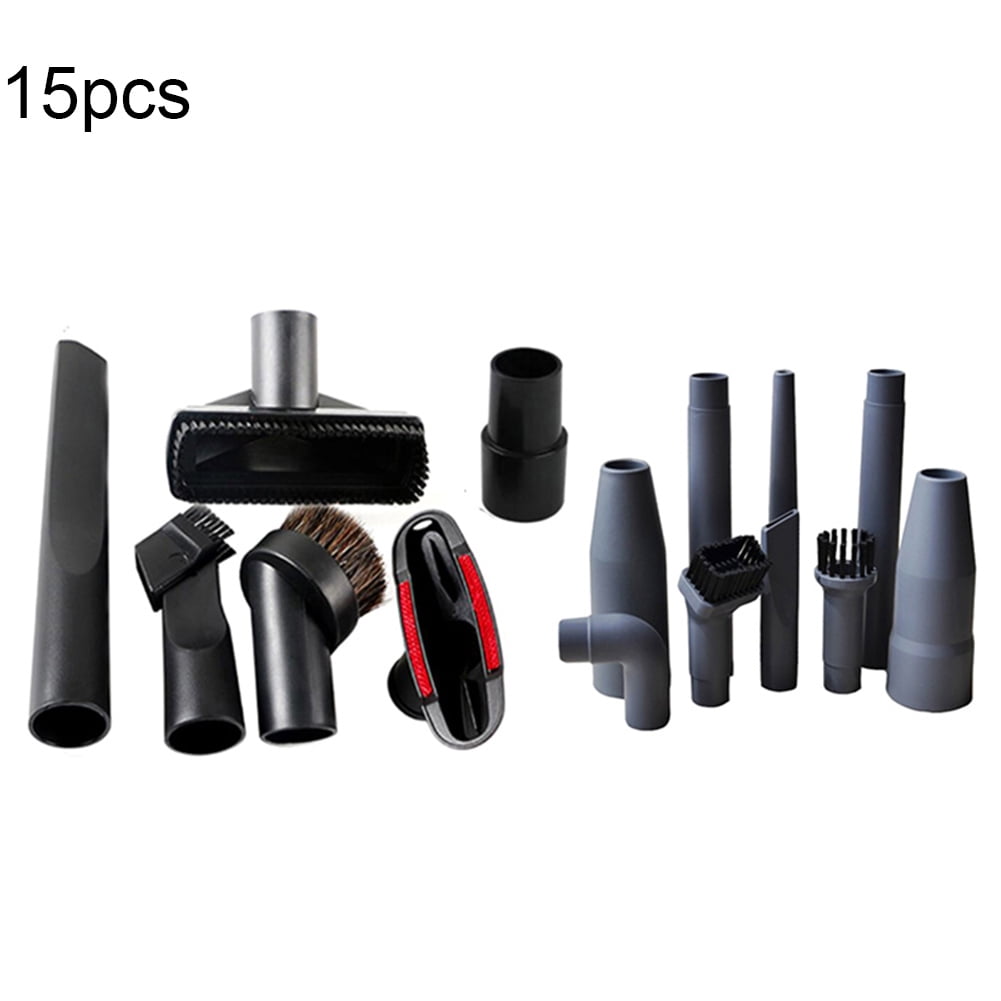 15pcs Suction Head Flat Nozzle Brushes 2in1 Tip For 32MM/35MM Vacuum
