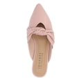 thumbnail image 4 of JOURNEE COLLECTION Womens Pink Knotted Padded Salinn Pointed Toe Slip On Mules 8, 4 of 5