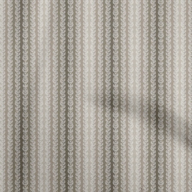 oneOone Polyester Spandex Dusty Gray Fabric Asian Block Print Sewing Material Print Fabric By The Yard 56 Inch Wide