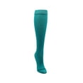 thumbnail image 2 of Softball Socks with Stitches Over the Calf (Teal/White, Small), 2 of 2