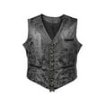 thumbnail image 1 of Men's Buffalo Hide Leather Vest With Holster, 1 of 5