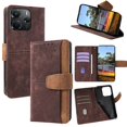 thumbnail image 1 of For Xiaomi Redmi Note 14 4G (164.84mm) Case RFID Blocking Color Splicing PU Leather Wallet Phone Cov, 1 of 5