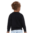 thumbnail image 2 of Rabbit Skins Toddler Fleece Crewneck Sweatshirt, Soft & Durable Kids Sweatshirt, Black,3T, 2 of 5