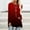 Wine, variant on QUNYINEY Long Sleeve T Shirts for Women Pink Casual Crew Neck Gradient Tops Loose Drop Shoulder Pullover T-Shirts