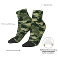 thumbnail image 6 of Fuzoiu Camouflage Shark Print Adult Socks, Crew Moisture-wicking Socks, Unisex Cushion Crew Socks,Casual Sports Ankle Socks, 6 of 7