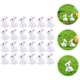 thumbnail image 5 of 40 mini figuras de conejo de resina, pequeños animales, adornos de bonsái, mini decoración de jardín, 5 of 5