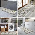 thumbnail image 2 of White Christmas Wreath Pattern Kitchen Rug Mat,Kitchen Runner Rugs Non Skid Washable,Decorative Kitchen Floor Mats for Kitchen,Sink,Laundry,17"X47", 2 of 5