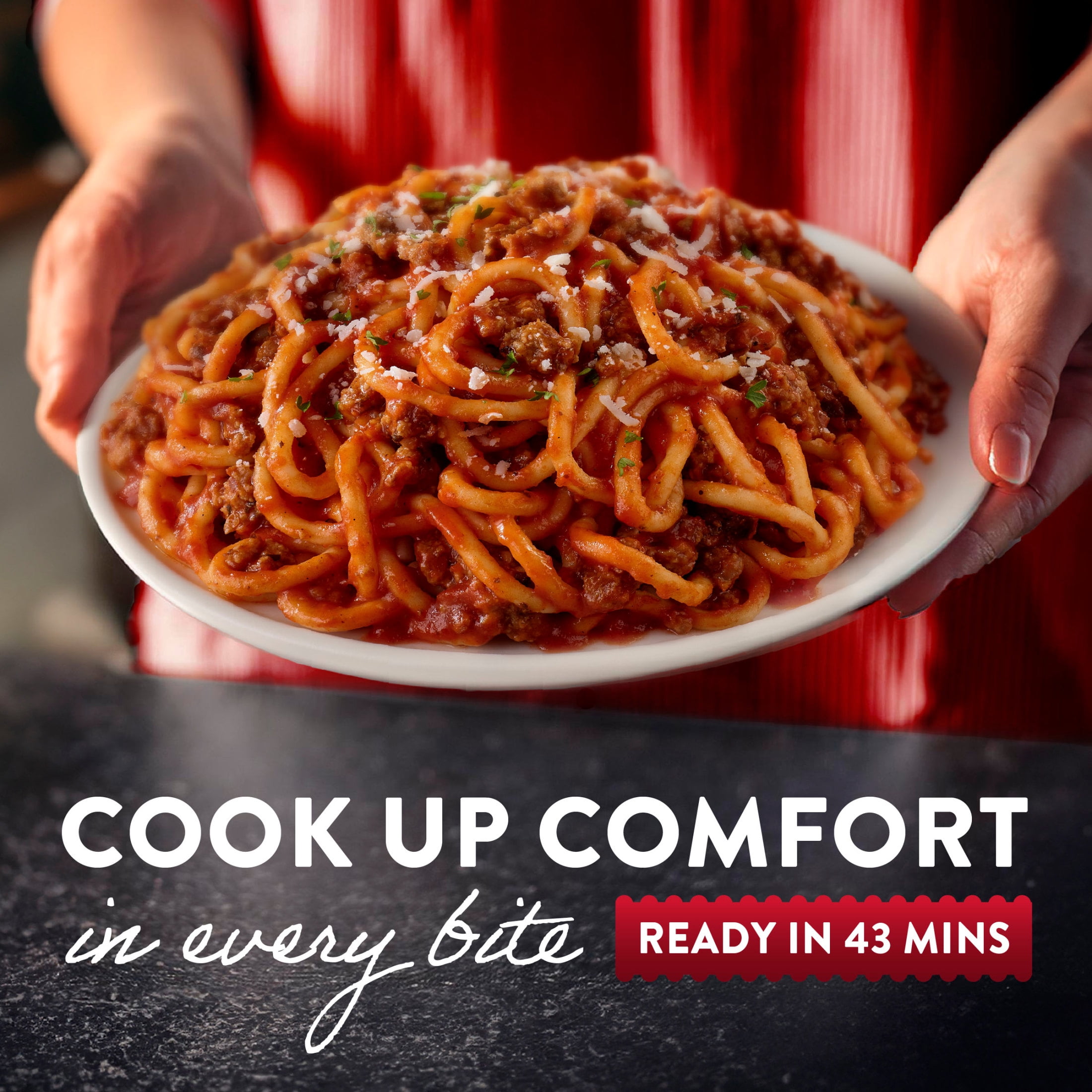 Stouffer’s Spaghetti with Meat Sauce, Single Serve, Frozen Pasta, Single Frozen Meals 12 oz