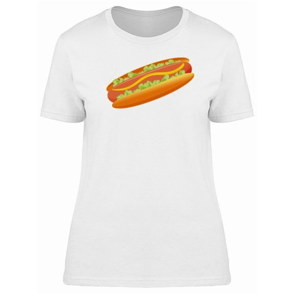 Big Hot Dog With Mustard Food Tee Men's -Image by Shutterstock