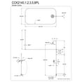 thumbnail image 2 of Kingston Brass CCK2142PL Vintage Tub Wall Mount High-Arc Gooseneck Clawfoot Tub Faucet Package with Supply Enclosure and Hand Shower, Polished Brass, 2 of 4