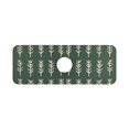 thumbnail image 7 of Yayeee Faucet Mat for Kitchen Sink 14.7" Diatomite Long Splash Guard Pad, Dark Green Leaves, 7 of 7