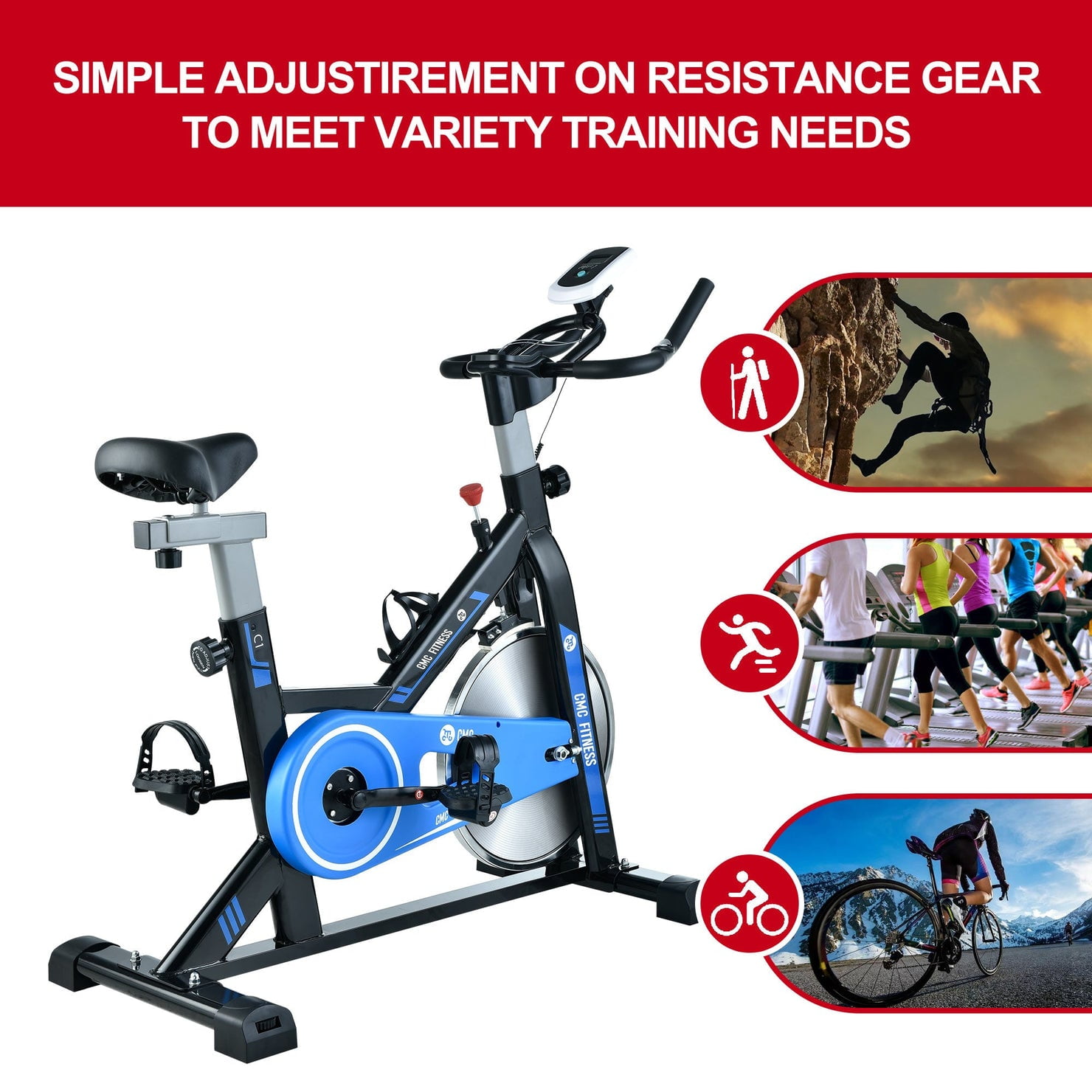 Indoor Cycling Exerpeutic Exercise Bike Canada CMC Exercise Spin