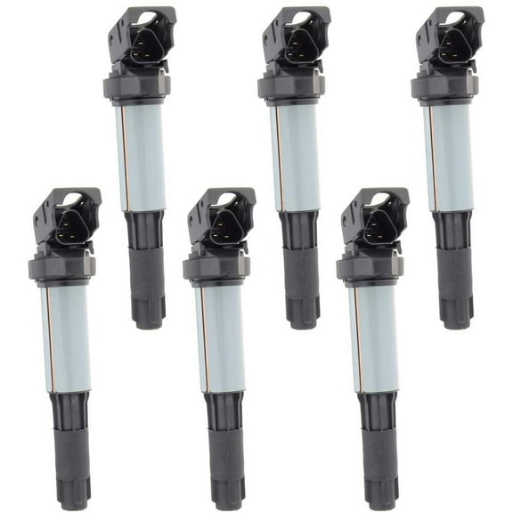 A-Premium Ignition Coil Pack Replacement for BMW BMW E46 325i 325Ci 325xi 330i 330Ci 330xi 525i 530i E53 E60 E70 E85 E86 E87 E83 E90 2003 after models 6-PC Set