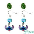 thumbnail image 6 of Stitch Hypoallergenic Earrings for Girls 1 Leave Stud Earrings & 1 Stitch Fishhook Drop Earring Sets with Charms One Size Fits All Stitch Jewelry Girls Earrings, Disney Accessories for Girls Ages 4+, 6 of 6