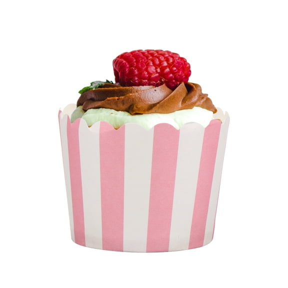 OUNONA 150Pcs Multi Party Paper Cups Easy Release Paper Cake Cups for Ice Cream and Desserts