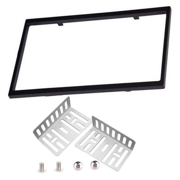 Double 2 Din Car Radio Fascia Installation Kit Dash Mount Bracket for Car Radio 7018B 7010B 8702 7023D 7010G 7018G Installation Trim Fascia Face Plate Panel DVD Frame