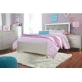 thumbnail image 4 of Ashley Furniture Olivet 2 Drawer Nightstand in Metallic Silver, 4 of 8