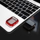 thumbnail image 3 of (2 Pack) Hard Case for Apple Watch 42mm Series 1 with Screen Protector, Full-Body Protective Bumper Case Cover for iWatch Series 3/2/1, Black/Red, 3 of 5