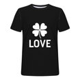 thumbnail image 4 of BLTIBY 2025 St. Patrick's Day Shirts for Men Short Sleeve Round Neck Printed Blouse Fashion Lightweight Casual Pullover Tops Black 3 M, 4 of 4