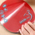 thumbnail image 2 of Adhesive Film Table Tennis Protective Film 16x16.2cm Astringent Racket Covers Un-sticky Rubber Ping Pong Bat Protector White, 2 of 5