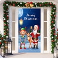 thumbnail image 2 of Huanglei Christmas Door Decoration Door Cover Hanging Cloth Holiday Party Layout Scene Background Cloth, 2 of 4