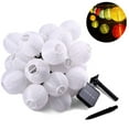 thumbnail image 3 of Luces de hadas solares para exteriores 30pcs 6m Led Lampion Lantern Luces de hadas para exteriores Blanco cálido Decoración impermeable con energía solar para jardín Terraza Patio, etc. Fokelyi LKX-2015, 3 of 8