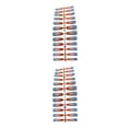 thumbnail image 4 of Maoww 24 Pieces False Nails Press-on Gradient Style Long Artificial Nail Tips Manicure Decorations Fingernail Accessory for DIY ch02 ch02 2Set, 4 of 6
