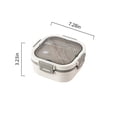 thumbnail image 3 of EGNMCR Boîte à Lunch Enfants, Boîte Bento Adulte Boîte à Lunch, Contenants à Lunch pour Adultes/enfants/tout-Petits, 1200ml-5 Compartiments Boîte à Lunch Bento, Cuillère Réutilisable Intégrée & Sans BPA, Idées Cadeaux Fête des Mères, 3 of 7
