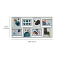 thumbnail image 4 of Melannco 25-inch by 15-inch 8-opening Plastic Collage in Distressed Gray, 4 of 7