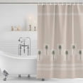 thumbnail image 2 of Tropical Palm Trees Shower Curtain Set - Standard 72" x 72" Washable Bathtub Curtain with 12 Hooks, Beach Coastal Plants Waterproof Fabric Stall Shower Curtains for Bathroom/Bathtub Décor, 2 of 6