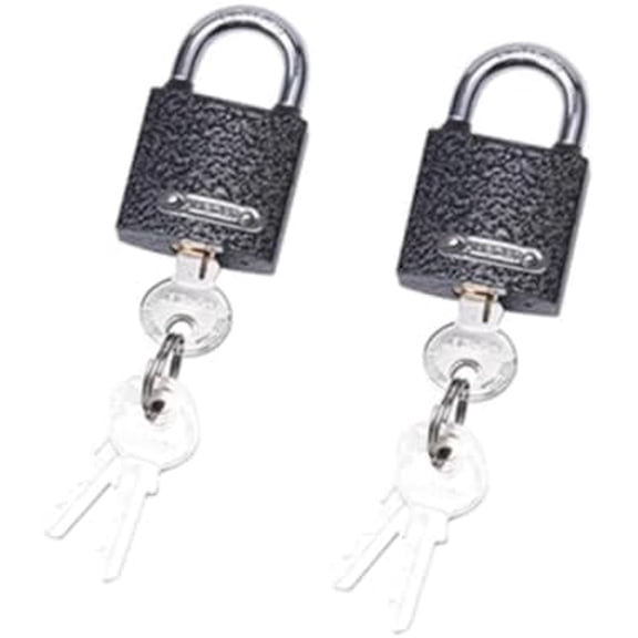 Harden Small Padlock with Keys (2 Pack) – 32mm Waterproof Heavy-Duty Lock – Brass Cylinder & Hardened Steel Shackle - Secure Lock for Luggage, Lockers, Doors & Outdoor Use$$Tools & Hardware Other