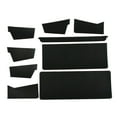 thumbnail image 1 of 9pcs / set Monedero Patrón PU Cuero Material de Negro Sunnimix Patrón de monedero de billetera de bricolaje, 1 of 8