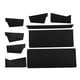 thumbnail image 1 of 9pcs / set Monedero Patrón PU Cuero Material de Negro Sunnimix Patrón de monedero de billetera de bricolaje, 1 of 8
