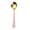 Pink+Gold-1PC, variant on Cterwk Stainless Steel Long Handled Soup Spoons, Silver, 6 Pcs, 6.3 Inches