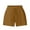 Coffee, variant on Gspmoly Shorts, Shorts for Women Casual Elastic Waist Drawstring Yoga Shorts Comfy Stretch Summer Beach Linen Shorts Hiking Shorts Women Clearance Red S