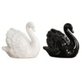 thumbnail image 1 of Escultura de cisne DENGXMXG Cerámica pareja 2 piezas, 1 of 5