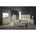 thumbnail image 4 of Maklaine 5-drawer Contemporary Wood Rectangular Chest Champagne Gold, 4 of 4