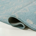 thumbnail image 4 of JONATHAN Y MOROCCAN HYPE 2 x 8 Runner Rug, Aksil Moroccan Beni Souk - Turquoise/Cream, MOH208D-28, 4 of 8