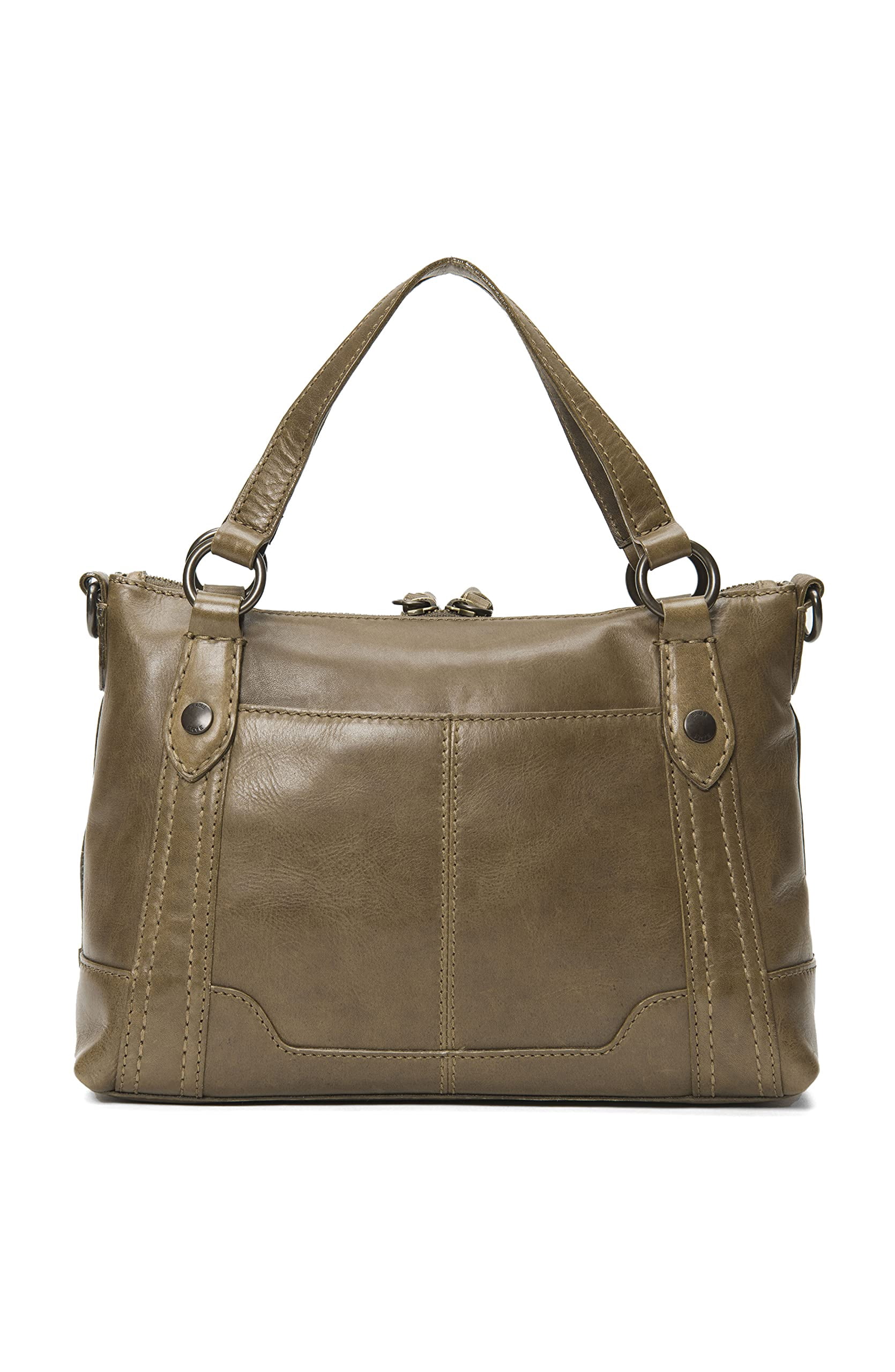 Frye Melissa Medium Leather Crossbody, Khaki, Convertible Design