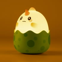 UNEEDE LED Dinosaurs Night Light, Rechargeable Touch Control Lamp for Kids Bedroom Decor