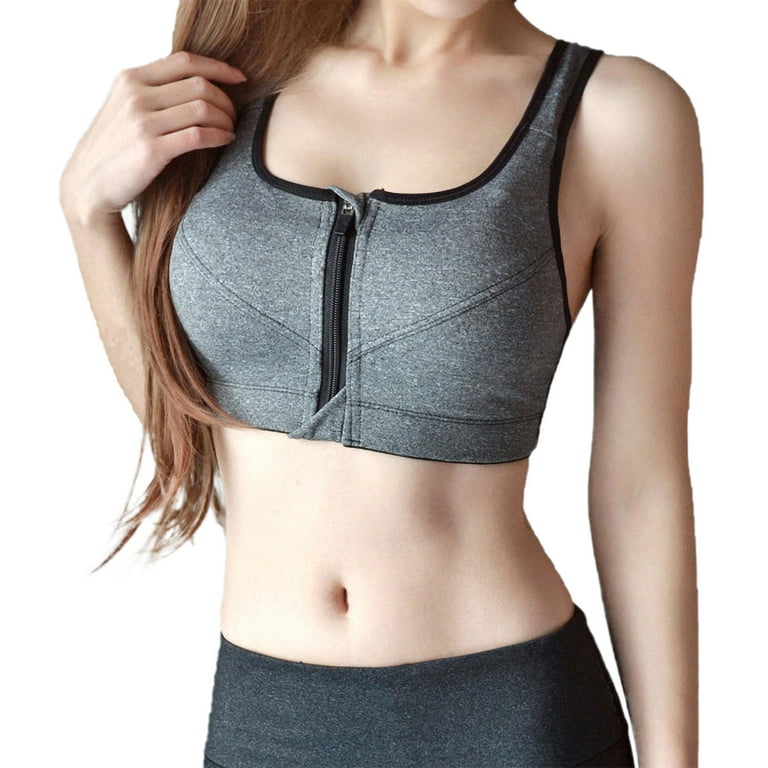 Front Closure Bra For Womem Post Surgery Sports Bra Wirefree