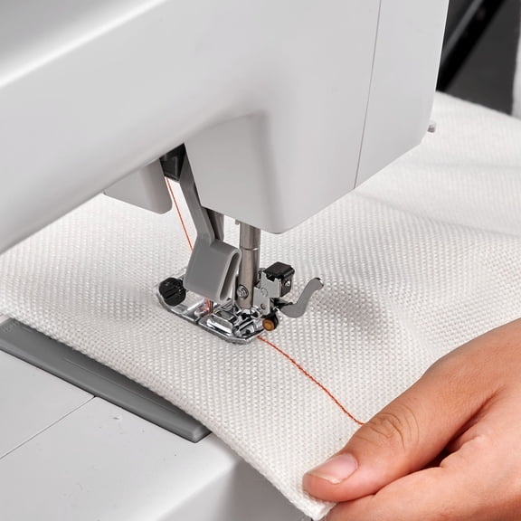 Sewing Machine,18 Stitch Applications,with LED Light&Foot Pedal,Simple Dial Control,Interior Metal Frame,Lightweight&Portable Beginner Sewing Machine for Adults Crafts&Mending