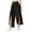 Black, variant on JIKNTTR Linen Pants For Women 2025 Fashion Loose Fit High Waisted Open High Slit Pants Relaxed Casual Yoga Boho Flowy Beach Pants