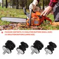 thumbnail image 6 of 6Pcs/Lot Isolator Buffer AV Mount for 268 266 272 XP 272XP 266 61 Chainsaw Parts,3 x isolation buffers (small size) 3 x isolation buffers (large size),black, 6 of 8