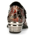 thumbnail image 6 of New Rock 7960-S5 Embossed Vintage Black, Red Leather Buckle Steel Heel Shoes 46, 6 of 8