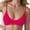 Watermelon red, variant on Women's Triangle Bralette JIANLAI Plunge Bra V Neck Wireless No Padded Soft Comfortable Everyday Sleep Bras Beige