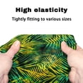 thumbnail image 7 of HELLHERO Yellow-Green Tie-Dye Palm Leaves Quick Installation Backrest Covers with Easy to Clean and Comfortable Polyester, 7 of 7