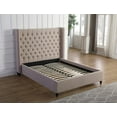 thumbnail image 1 of Venetian King Platform Bed, Beige, 1 of 2